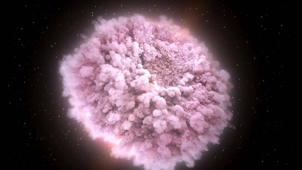 中性子星の周りの高温ガスとデブリ
