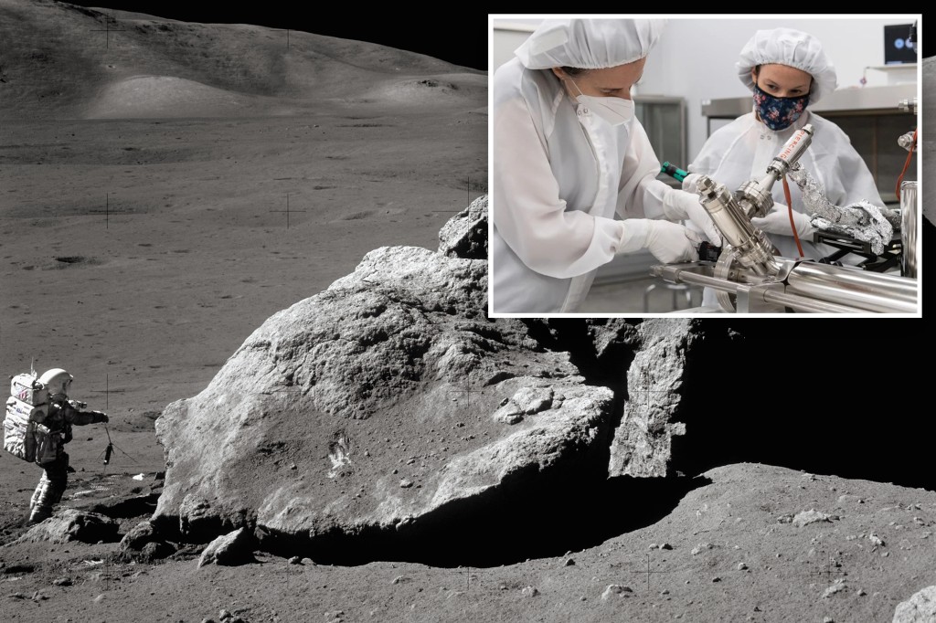 NASAの最初の月のサンプルは50年近く前に収集されました