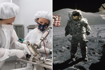 NASAは50年前に収集された後、真空シールされた月のサンプルを開きます