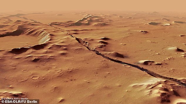最近地球物理学に適用された2つの型破りな方法を使用して、専門家は火星のケルベルス地溝帯と呼ばれる地域から来る47の新しい地震イベントを検出しました（写真）