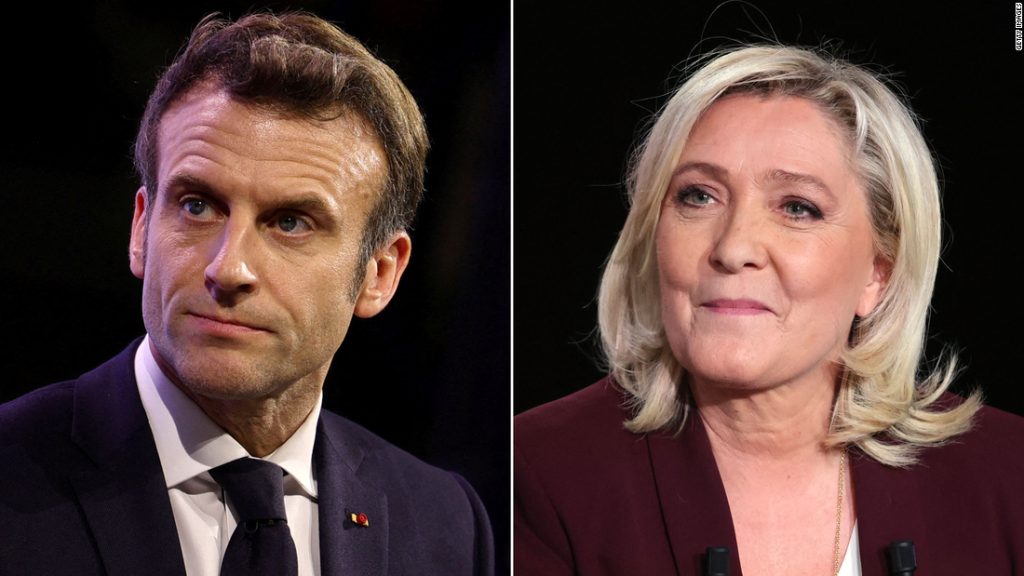 フランスの選挙：エマニュエルマクロンはフランス大統領選挙でマリーヌルペンに直面している