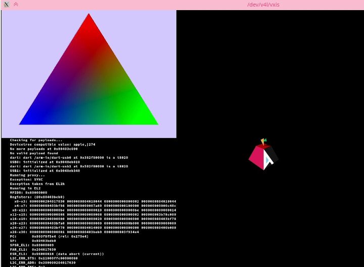 Asahi Linuxは、完全にオープンソースのドライバーでAppleM1の最初の三角形を祝います