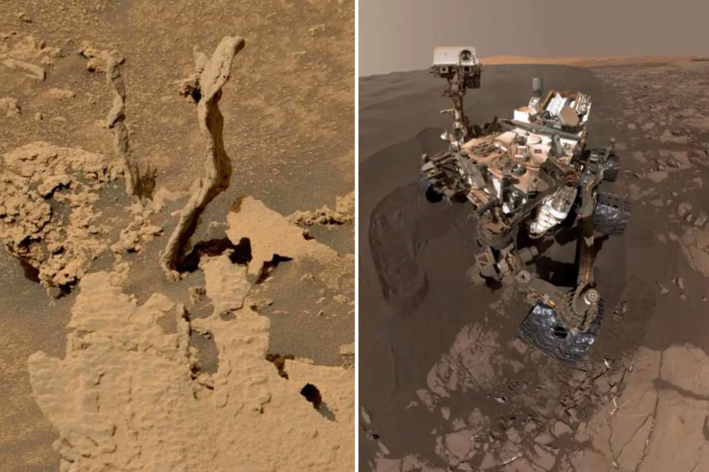 NASAの探査機は、火星の表面に奇妙な「魔法の乗組員」を発見しました