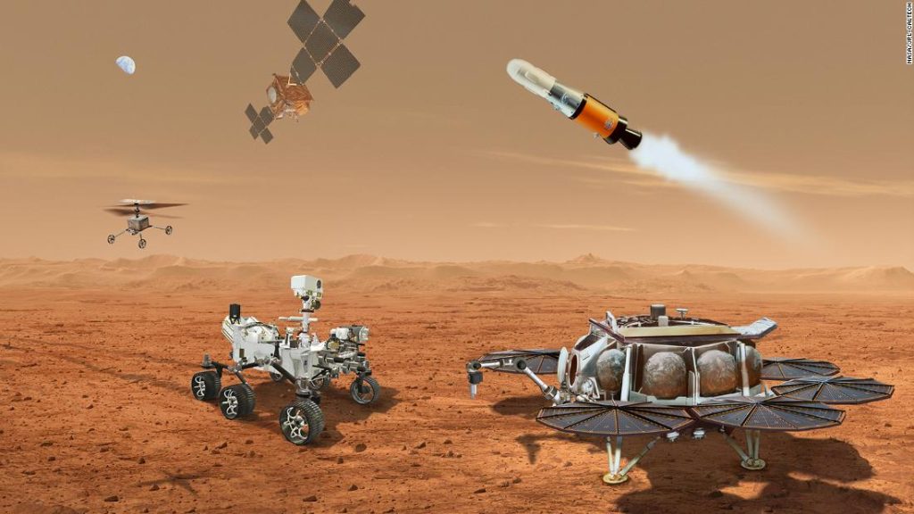 最初の火星のサンプルは2033年に地球に着陸します