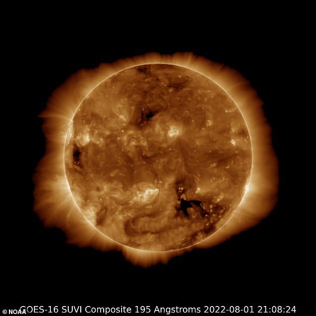 NASA のソーラー ダイナミクス天文台は、2022 年 1 月 8 日に私たちの太陽のこの画像を撮影しました