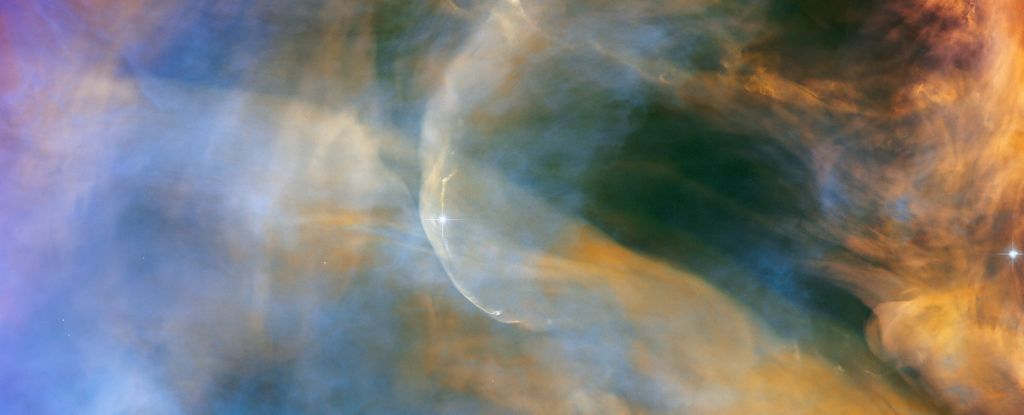 ハッブルのオリオン星雲のクローズアップは、シュールな夢のシーンのように見えます: ScienceAlert