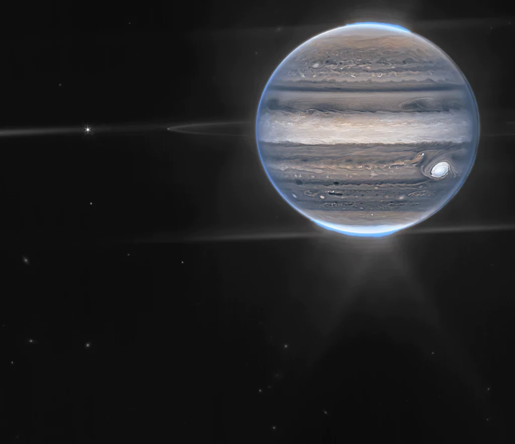 NASA のジェームズ ウェッブ望遠鏡が示す木星の驚くべき画像