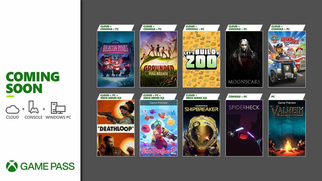 Deathloop、Grounded、Valheim が最新の 9 月の Xbox Game Pass 追加をリード