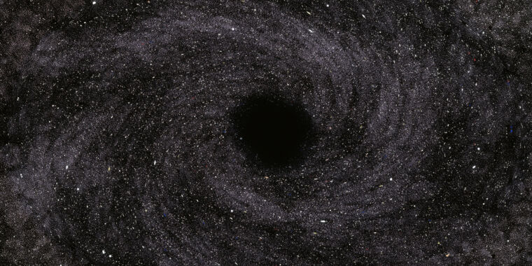 ブラックホールは、飲み込んでいるものに関する情報を送信できません - それが問題です
