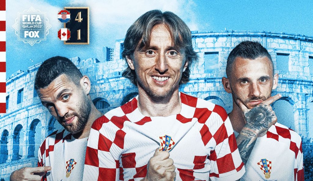 2022 ワールドカップ ハイライト: クロアチアがカナダに 4 対 1 で勝利
