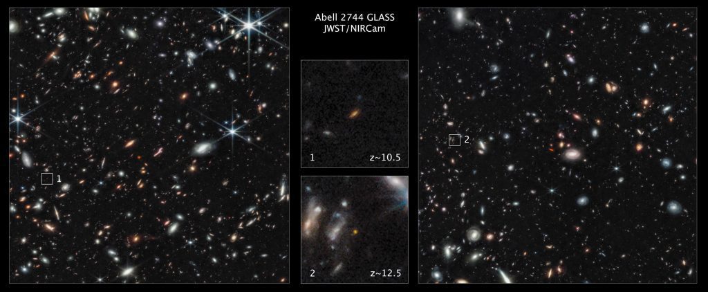 Webb 宇宙望遠鏡が、ハッブル宇宙望遠鏡から隠された初期の銀河を発見