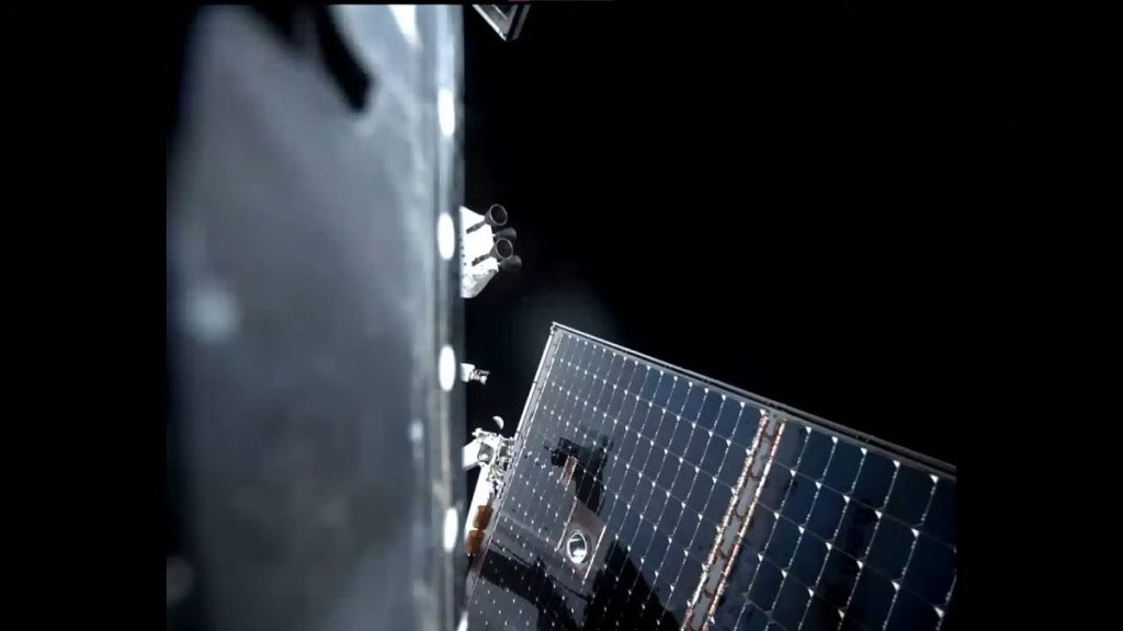 宇宙船アルテミス 1 オリオンが月周回軌道を離れて故郷へ